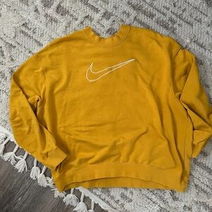 Nike Women's Yellow Sweatshirt
